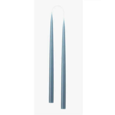 10" Blue Grey Taper Candles (Set of 2) - Candle - Twilight Collection