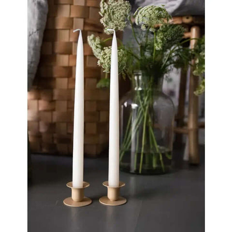 10" Off White Taper Candles (Set of 2) - Candle - Twilight Collection