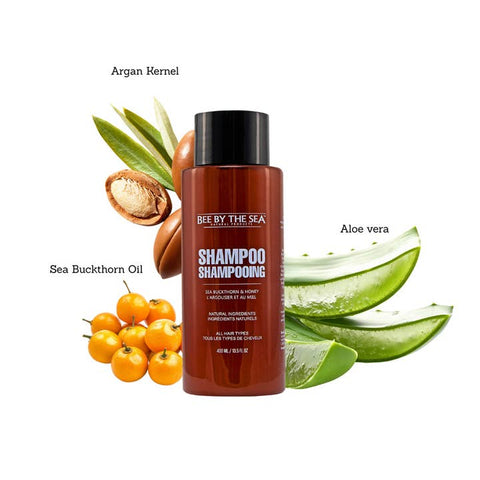 Canadian liquid shampoo with honey and sea buckthorn