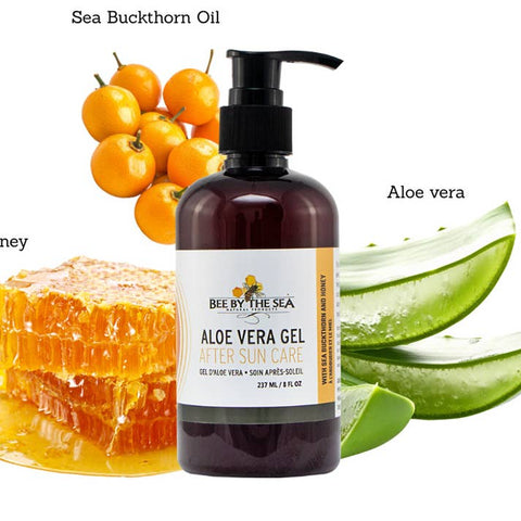 Bee by the Sea aloe vera gel with honey and sea buckthorn