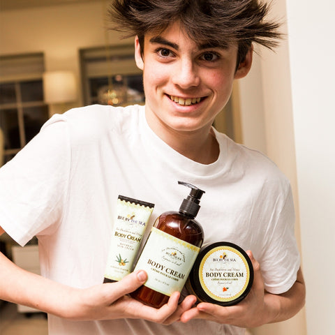 Canadian honey body cream with sea buckthorn
