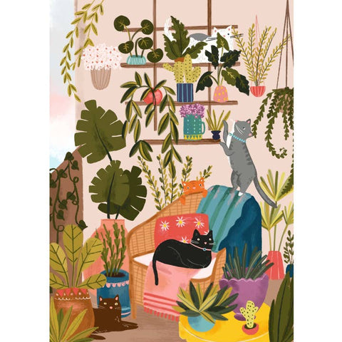 Balcony Cats 1000 - Piece Puzzle - Puzzle - Villager Puzzles