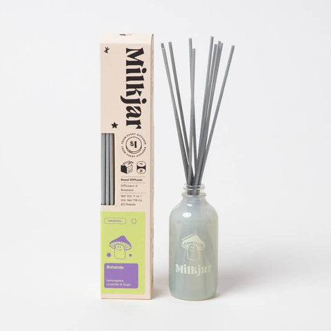 Bohemia Reed Diffuser - Diffuser - Milk Jar