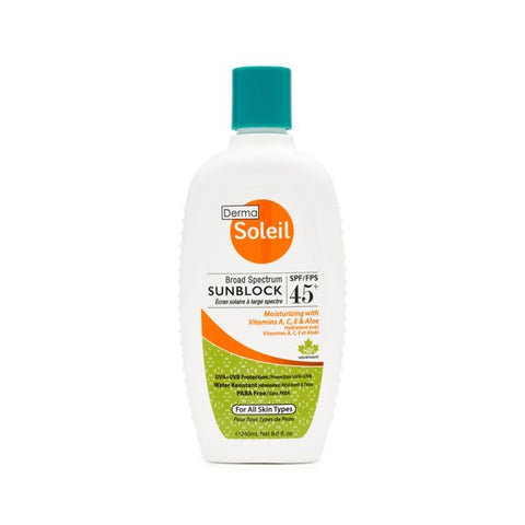 Broad Spectrum Sunscreen Lotion SPF 45 - Sunscreen - DermaMed