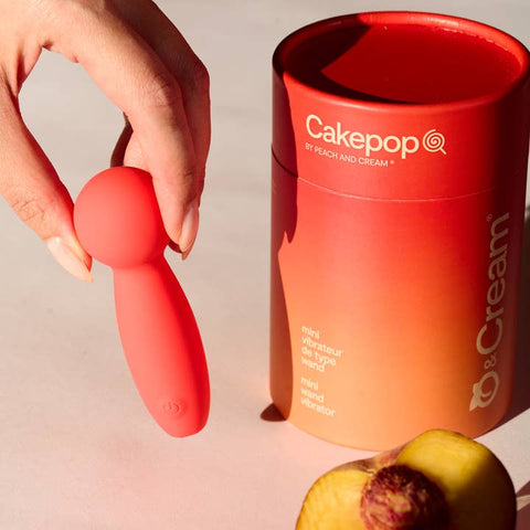 Cakepop - Mini Wand - Body Oil - Peach and Cream
