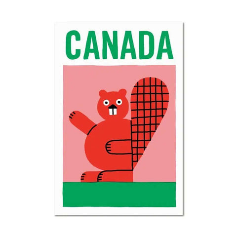 Canada Beaver Post Card - Postcard - Paperole