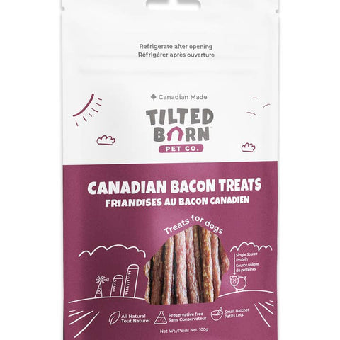 Canadian Bacon Treats For Dogs - Dog Food - Tilted Barn
