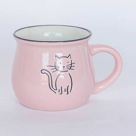 Cat Ceramic Mug 250ml - Mug - The Local Boom Gift Shop
