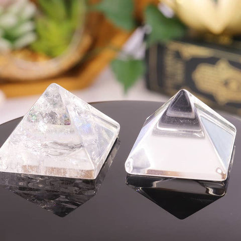 Clear Quartz Mini Pyramid - Crystal - The Local Boom Gift Shop