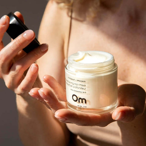 Coconut + Pracaxi Deep Conditioning Hair Mask - Shampoo - Om Organics