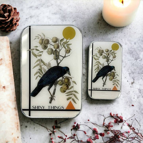 Crow Shiny Things Tin - Craft - Firefly Notes