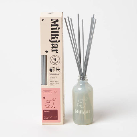 Dandy Reed Diffuser - Diffuser - Milk Jar