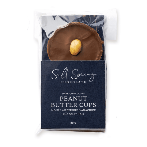 Dark Chocolate Peanut Butter Cups - Chocolate - Salt Spring Chocolate
