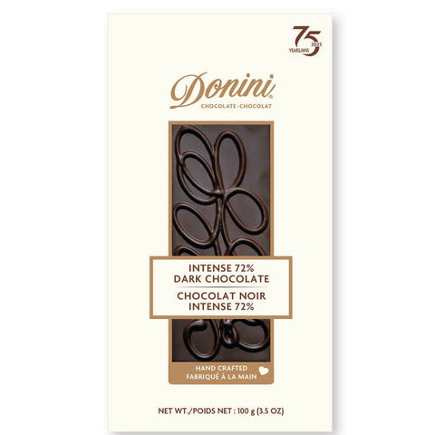 Donini Intense 72% Dark Chocolate Bar - Chocolate - Donini Chocolate