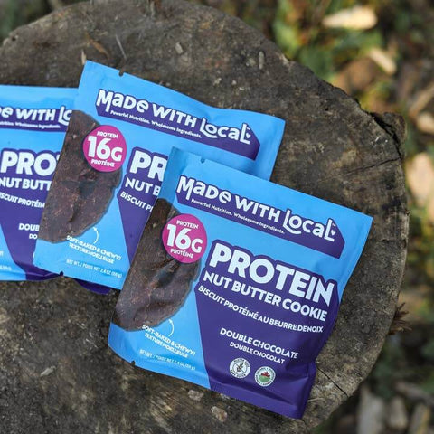 Double Chocolate | Organic Protein Cookie - Food - Made with Local