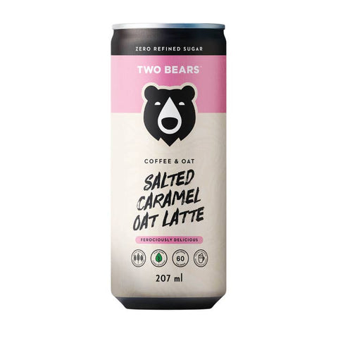 Frothed Salted Caramel Oat Latte - Coffee - Two Bears