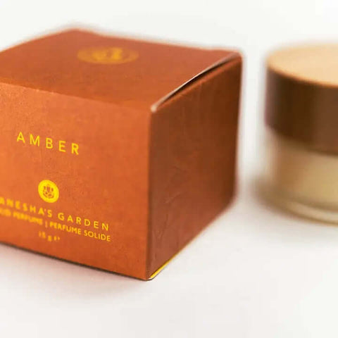 Ganesha's Garden Amber Solid Perfume - Perfume - Between Heaven & Earth