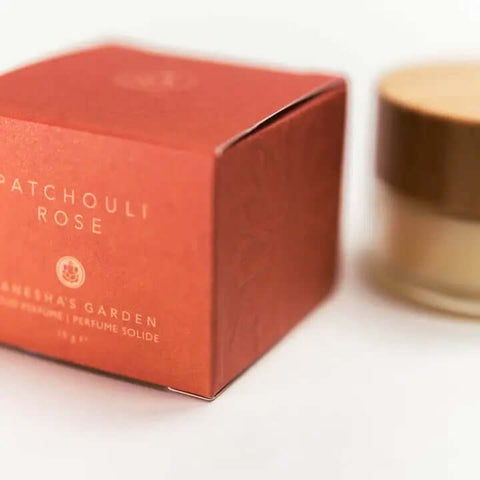 Ganesha's Garden Patchouli Rose Solid Perfume - Perfume - Between Heaven & Earth