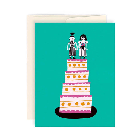 Girl Girl Wedding Card - Greeting Card - Paperole