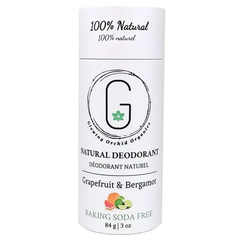 Grapefruit & Bergamot Deodorant - Deodorant - Glowing Orchid Organics