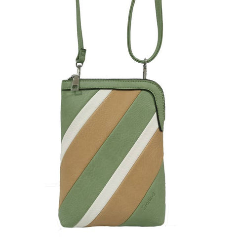 Green Multi Stripes Crossbody Bag - Bag - Darling