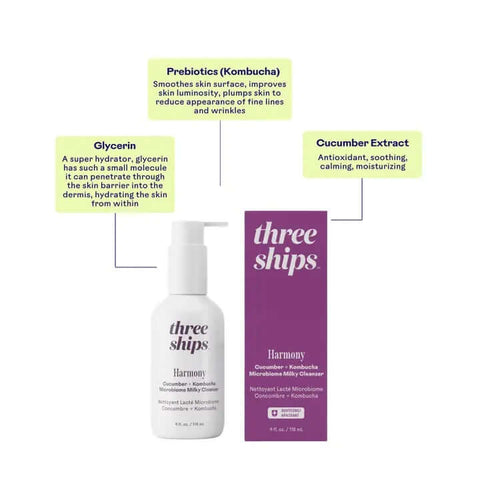 Harmony Microbiome Cleanser - Cleanser - Three Ships Beauty