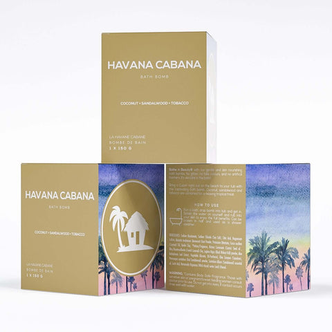Havana Cabana Bath Bomb - Bath Bomb - Bare Skin Bar