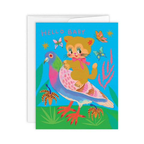 Hello Baby Greeting Card - Greeting Card - Paperole