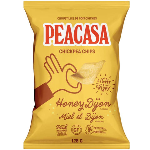 Honey Dijon Chickpea Chips - Snack - Peacasa