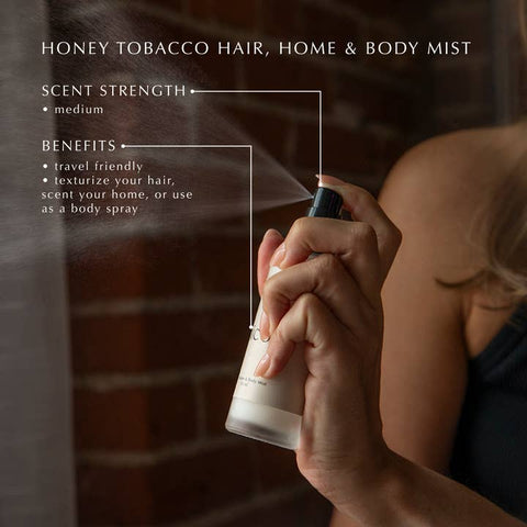 Honey Tobacco Hair, Home & Body Mist - Perfume - Picot