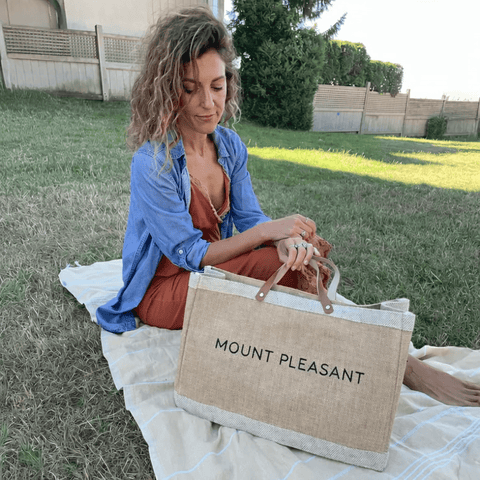 Horizontal Market Tote Bag - Bag - The Bag