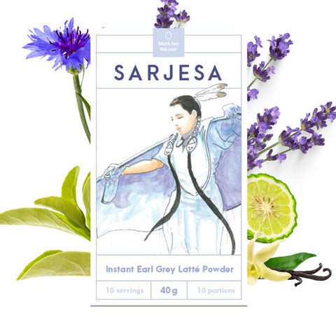 Instant Earl Grey Latté Powder | Vanilla & Bergamot - Tea - Sarjesa Tea