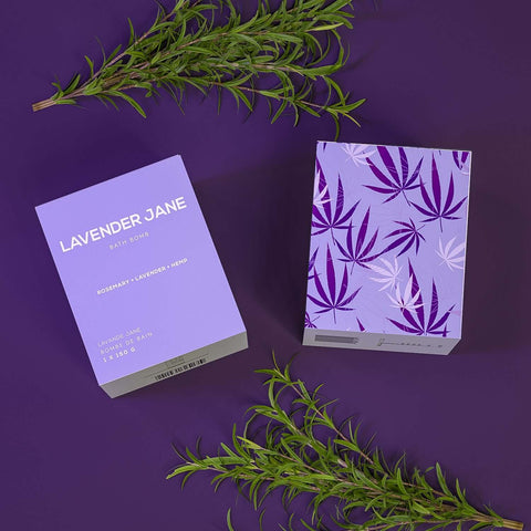 Lavender Jane Bath Bomb - Bath Bomb - Bare Skin Bar