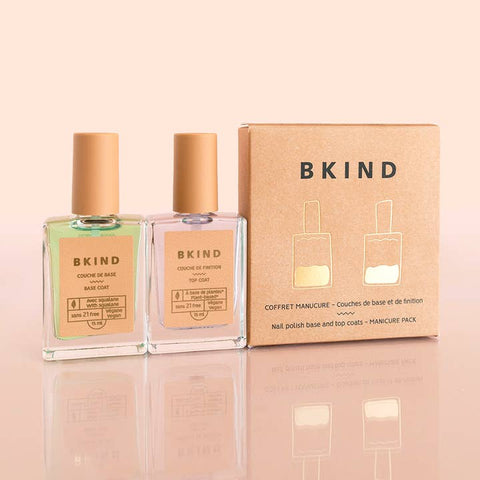 Manicure Pack - Base and Top Coats - Nail Polish - BKIND