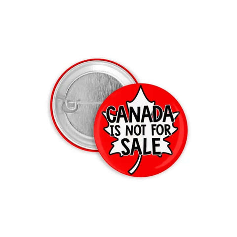 Maple Leaf Canada Is Not For Sale Pin - Pin - Prickly Cactus Collage