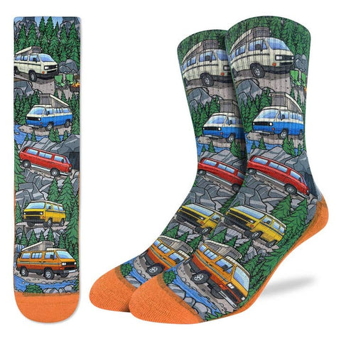 Men's Camper Van Socks - Socks - Good Luck Sock