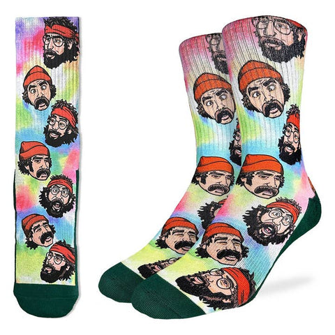Men's Tie - Dye Cheech & Chong Socks - Socks - Good Luck Sock
