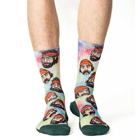 Men's Tie - Dye Cheech & Chong Socks - Socks - Good Luck Sock