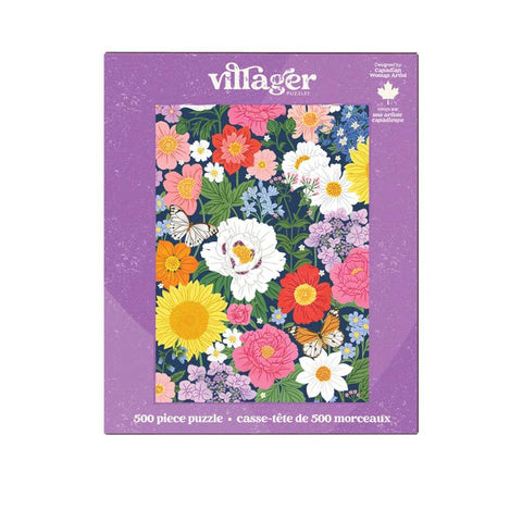 Midnight Blooms 500 - Piece Puzzle - Puzzle - Villager Puzzles