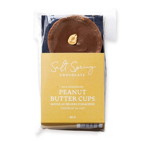 Milk Chocolate Peanut Butter Cups - Chocolate - Salt Spring Chocolate