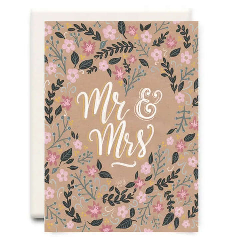 Mr. and Mrs. Wedding Card - Greeting Card - Inkwell Cards
