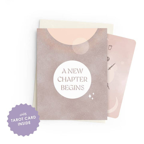 New Chapter | Tarot Greeting Card - Greeting Card - Homebound Tarot
