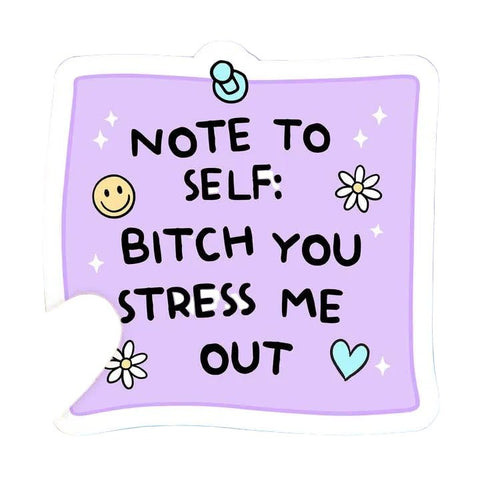 Note To Self Sticker - Sticker - Local Boom Gift Shop