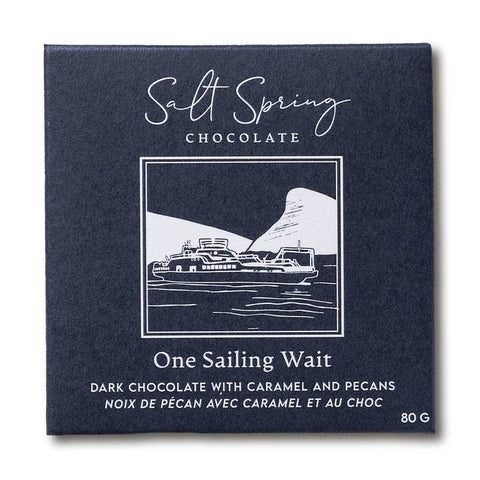 One Sailing Wait Chocolate Bar - Chocolate - Salt Spring Chocolate