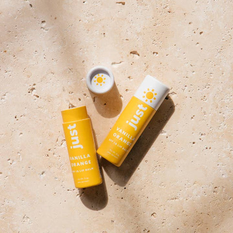 Orange Vanilla 18 Spf Moisturizing Vegan Lip Balm - Sunscreen - Just Sun