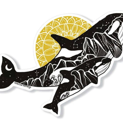 Orca Baby Sticker - Sticker - Mountain Mornings