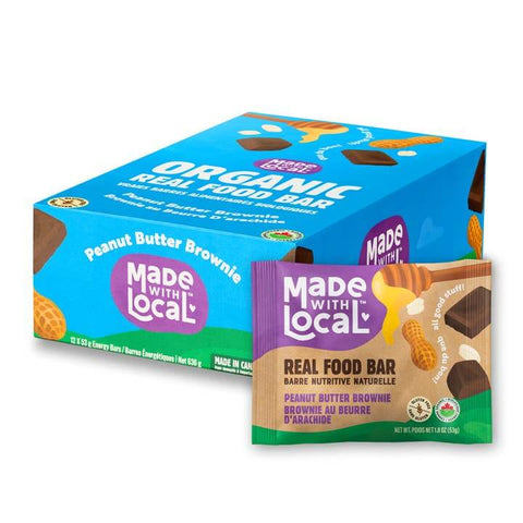 Peanut Butter Brownie | Organic Real Food Bar - Food - Made with Local