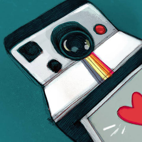 Polaroid Card - Greeting Card - Valérie Boivin Illustration