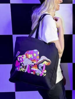 Rainbow Mushroom Tote Bag - Bag - Rainbow Certified
