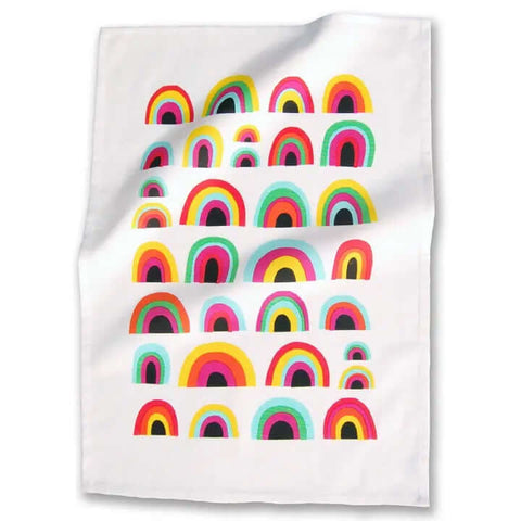 Rainbow Tea Towel - Tea Towel - Badger & Burke